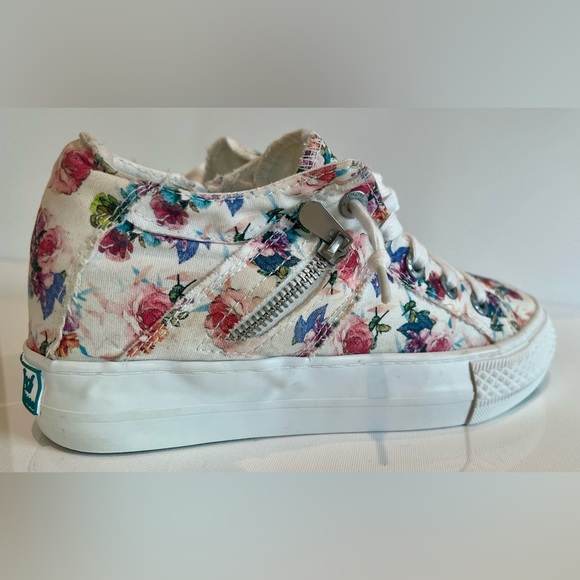 Blowfish Floral Side Sip Sneakers Size 7.5 Women’s - Picture 6 of 13